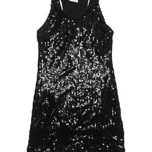 👀Twenty One black sequin cocktail dress 1